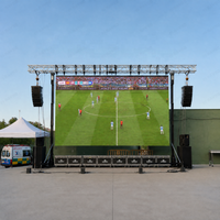 Écran LED modulaire autoportant RAYBO P3.91 pour scènes extérieures, mur vidéo LED mobile HD étanche IP66 pour scènes espagnoles