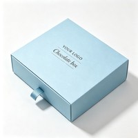 Boîte à chocolats rigide de luxe avec compartiments pour dragées de mariage, emballage cadeau pour chocolats, biscuits et desserts
