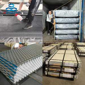 Lỗ lớn đồng bằng dệt nhôm mở rộng lưới kim loại cho tường Rèm kỹ thuật đục lỗ hàn xử lý uốn có sẵn - Product Image 6