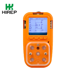 Hirep chuyên nghiệp 5 trong 1 Gas Detector cho ngầm khai thác mỏ LEL CO2 oxy độc hại phát hiện khí báo động - Product Image 2