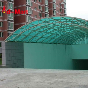 Feuille de polycarbonate bleu lac <span class=keywords><strong>en</strong></span> gros personnalisée, panneau de toiture <span class=keywords><strong>en</strong></span> polycarbonate creux gaufré - Product Image 4