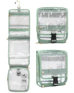 Organisateur de toilette de grande capacité Relavel Sacs de maquillage et rangement pour outils de maquillage Rangement facile à nettoyer Design de mode