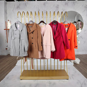 Manteaux en Laine Élégants de Haute Qualité pour Femmes, Styles Variés, Vente en Gros pour Automne Hiver, Commande Minimum de 45 kg, Emballés en Balles - Product Image 1