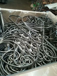 Bán Hot wrought sắt hiên lan can bộ phận trang trí giả mạo sắt rosettes - Product Image 2