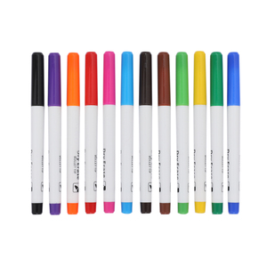 Pennarelli Magnetici a <span class=keywords><strong>Punta</strong></span> <span class=keywords><strong>Fine</strong></span> ad Asciugatura Rapida, Non Tossici, 12 Colori per Lavagna Bianca - Product Image 1