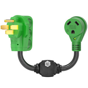 Protecteur de surcharge <span class=keywords><strong>S50A</strong></span> (NEMA 14-50P) adaptateur mâle à 30A (NEMA TT-30R) femelle avec indicateur d'alimentation LED - Product Image 1