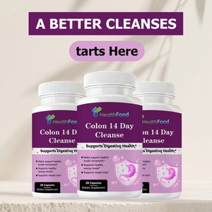 Best Seller Colon 14 Day Cleanse Capsules with Total Carbohydrates Helps Supports Weight Loss Movement Bowel Movements Capsules - Product Image 2