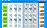 Panel de Control Ambiental HMI PLC de 7 Pulgadas para Invernadero, Control de Temperatura, Humedad, UV y CO2, Controlador para Cultivo de Hongos