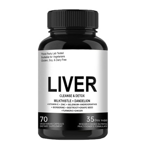 Capsule integratore ghianda OEM per la salute del fegato senza gonfiore digestione fegato depurano capsule di disintossicazione - Product Image 1