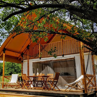 Tente de Glamping Grande Villa Familiale de Luxe pour Hôtel Safari - Offre Spéciale