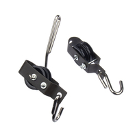 Cintre de cerf portable extérieur 4:1 jeu suspendu Gambrel avec accessoire de chasse essentiel en acier et caoutchouc avec corde
