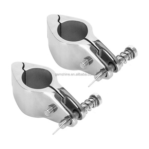 Herraje marino de acero inoxidable para toldo de barco, con riel deslizante articulado y pasador para toldo bimini - Product Image 5