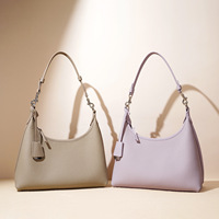 2025 printemps nouveau Design en cuir souple haut de gamme Simple couche supérieure en cuir véritable femmes sac bandoulière sac fourre-tout pour fille douce