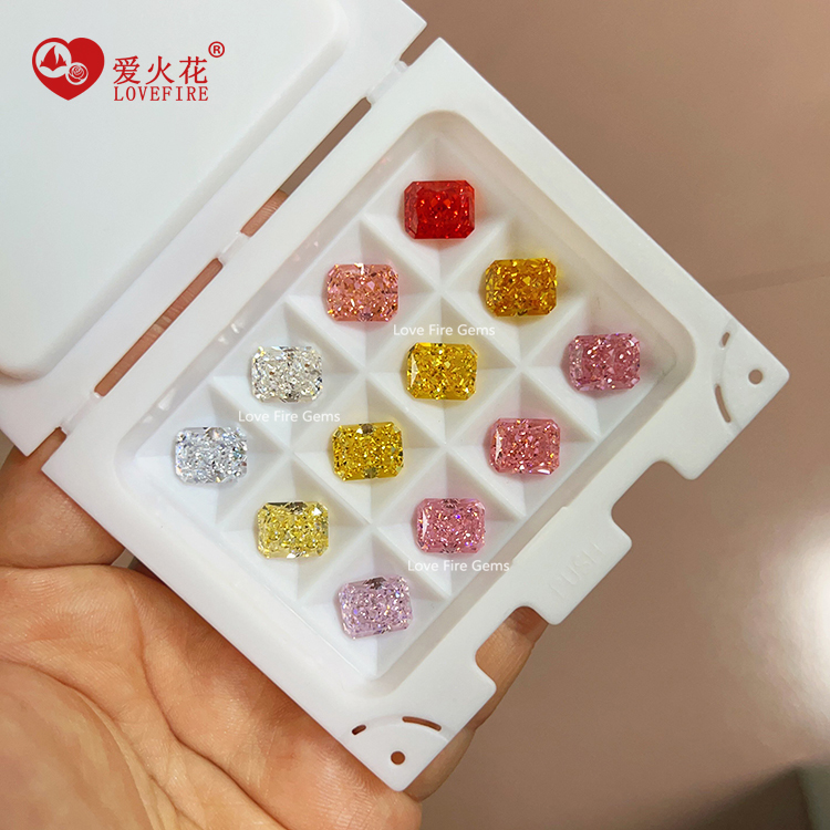 white cz gemstone cubic zirconia