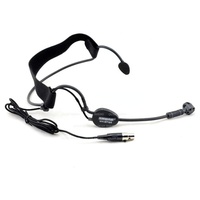 WH30TQG Casque Micro HeadWear Microphone à condensateur Mini XLR Plug 3 Pin Femelle Jack Cardioïde Headworn Capsule
