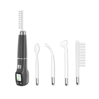 4in1 고주파 피부 관리기 휴대용 LCD 화면 여드름 케어 안티에이징 페이셜 봉