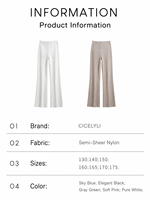 Pantalon de danse long CICELYLI pour le ballet, la danse moderne et l'entraînement corporel