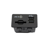 Adaptateur de port d'entrée audio USB/AUX Zpartners F1CT-14F014-AA pour système audio de voiture Ford C-Max, connexion de pièces électriques automobiles