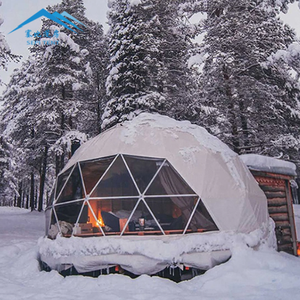 Carpa de Lujo Tipo Invernadero de Cristal, Domo Geodésico con Estructura de Acero para Glamping en Venta - Product Image 3