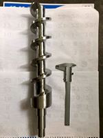 Tuyau courbé en acier inoxydable 304/316 sur mesure, usinage CNC OEM/ODM, usinage par électroérosion à fil, axe hélicoïdal de haute précision