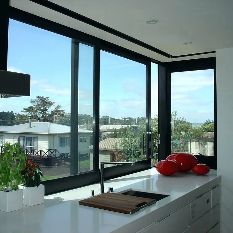 DAIYA roof aluminum sliding glass window with aluminum sliding glass window