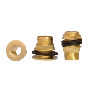 Conexión de Tubería de Latón con Rosca Macho, Tipo Recto de 1.8 Pulgadas, para Suministro de Agua, Superficie Pulida - Product Image 1