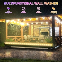 Barra de iluminación LED Pro Stage Lighting de 24 ojos, RGB 3 en 1, tipo Pixel Wash, lámpara de ambiente para conciertos al aire libre y telones de fondo de teatro.
