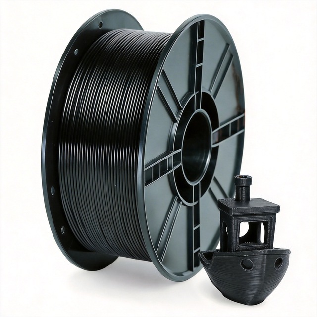 Newmars3dp Premium 1.75mm PETG-CF Carbon Fiber 3D Printer Filament 1kg Black Ultra-High Rigidity Engineering Grade FDM