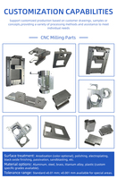 Pièces usinées CNC sur mesure de précision, adaptateur de base de montage de broche en alliage d'aluminium anodisé