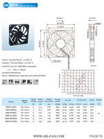 AM8010H5B 2026 Nuevo Ventilador de Refrigeración Axial sin Escobillas de 80 mm, 5 V, 80x80x10 mm, 8 cm, 8010 para PC, CPU, Caja de Ordenador
