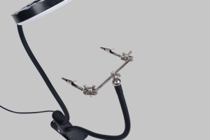 Magnifying Glass <b>Light</b> <b>LED</b> Magnifying Lamp Clip on Illuminated Lamp with Metal <b>Work</b> Clamp - Product Image 5