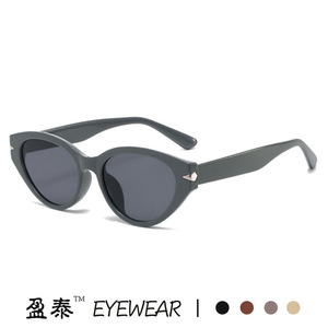 แว่นกันแดดทรงแคทอาย Yingtai Eyewear ป้องกันรังสียูวี 400 กรอบพลาสติก แฟชั่นสำหรับผู้หญิง - Product Image 2