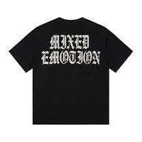 T-shirts de couple MIXED EMOTION en promotion, motif imprimé avec lettres dorées en feuille d'or