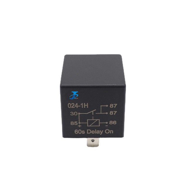 Programmable Delay Timer Relay 40A 12V/24V DC with Customizable Settings for Automotive Industrial Control