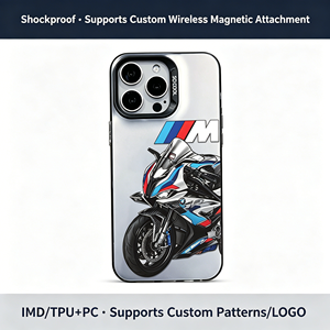 <span class=keywords><strong>Coque</strong></span> de protection fine antichoc et anti-rayures motif <span class=keywords><strong>moto</strong></span> de course bleu et rouge pour <span class=keywords><strong>iPhone</strong></span> 17/15 Pro Max & Plus Series - Product Image 4