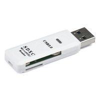 Lector de Tarjetas USB 3.0 2 en 1 de Doble Función / Adaptador Convertidor de Tarjetas TF, Lector de Tarjetas Flash Trans-Fast