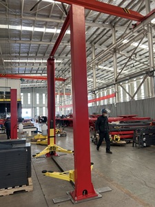 Gantry <span class=keywords><strong>Lift</strong></span> lantai bening dua tiang kolom ganda dengan langit-langit terpasang jelas pengangkat lantai rilis Bilateral kunci - Product Image 4