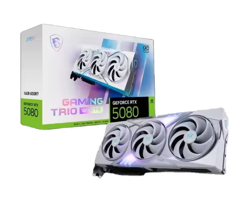 New RTX 5080 16GB GAMING TRIO Workstation PCI Express Fan Desktop Graphics Card GPU