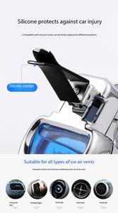 Perfume de coche de moda Clip de aromaterapia decoraciones de salida creativas para aire acondicionado de <span class=keywords><strong>hombre</strong></span> y mujer Perfume líquido para coche - Product Image 4