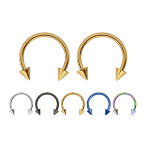 Piercing pour lèvres, anneau en acier inoxydable, noir, bon marché, piercing pour le nez, en titane, vente en gros - Product Image 6