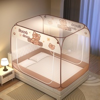 Moustiquaire pliable de type yourte mongole, qualité maternelle et infantile, pour usage domestique, sans installation, anti-chute, couverture intégrale