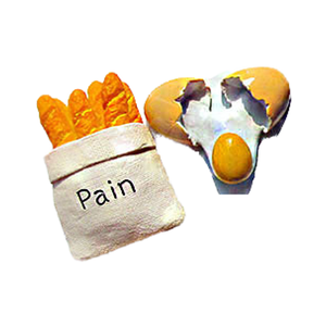 Creative P1284 Eco-Friendly Forte Magnétique Mariage Graduation Alimentaire En Forme De Résine Français Pays Stéréoscopique Réfrigérateur Cuisine Maison - Product Image 1