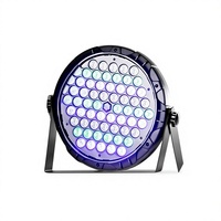 Luces LED PAR RGB 54/60 con Gradiente, Estrobo, Modos de Funcionamiento Automático Activados por Sonido, Multi-Plug para Escenario y Bar en Casa, Mezcla de Colores