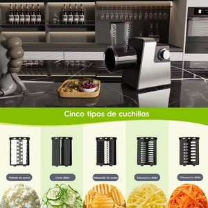 Machine électrique domestique multifonction en acier inoxydable 2800W pour le remplissage de saucisses et la découpe entièrement automatique de pommes de terre en lanières - Product Image 5