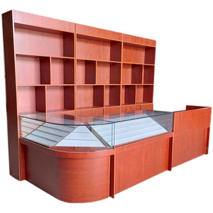 Cassa di legno cassa cassa vendite contatore progetta super mercato contatore intelligente magnete casse - Product Image 6