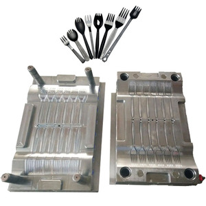 Tùy chỉnh Trung Quốc khuôn nhựa muỗng tiêm khuôn nhựa Bộ đồ ăn tiêm khuôn - Product Image 2