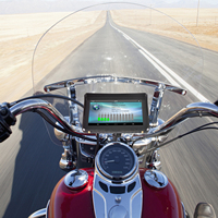 Navigateur GPS pour moto 7 pouces, système Android, écran tactile BT, 1 Go 16 Go, étanche, navigation GPS Android pour moto, pare-soleil