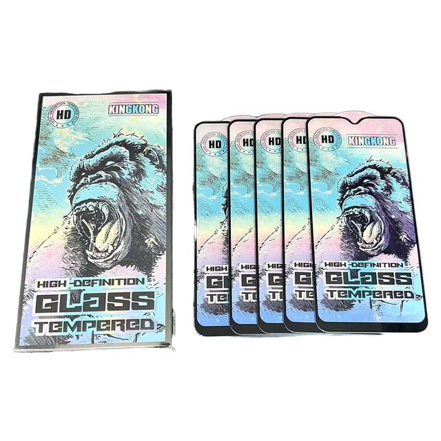 Hot Selling 2.5D Full Glue HD King Kong 9H Tempered Glass Screen Protector for samsung A12 A03s M10 A52 S23fe M23 F54 A24 A34 A5