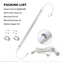 Lampe de culture pour plantes d'intérieur, micro-légumes, semis et floraison, IP65, T8 linéaire, spectre complet, 6400K 9000K, garantie 3 ans