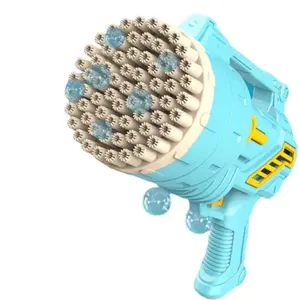 Nuovo 2022 bubble gun toy 69 fori bubble machine con versione a luce Led per bambini festa per adulti attività all'aperto fornitori di compleanno